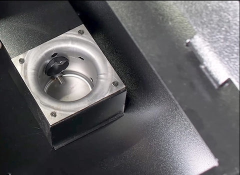 FCCUM Fire Burn Pot In Grill Use illustrates real-world grilling compatibility