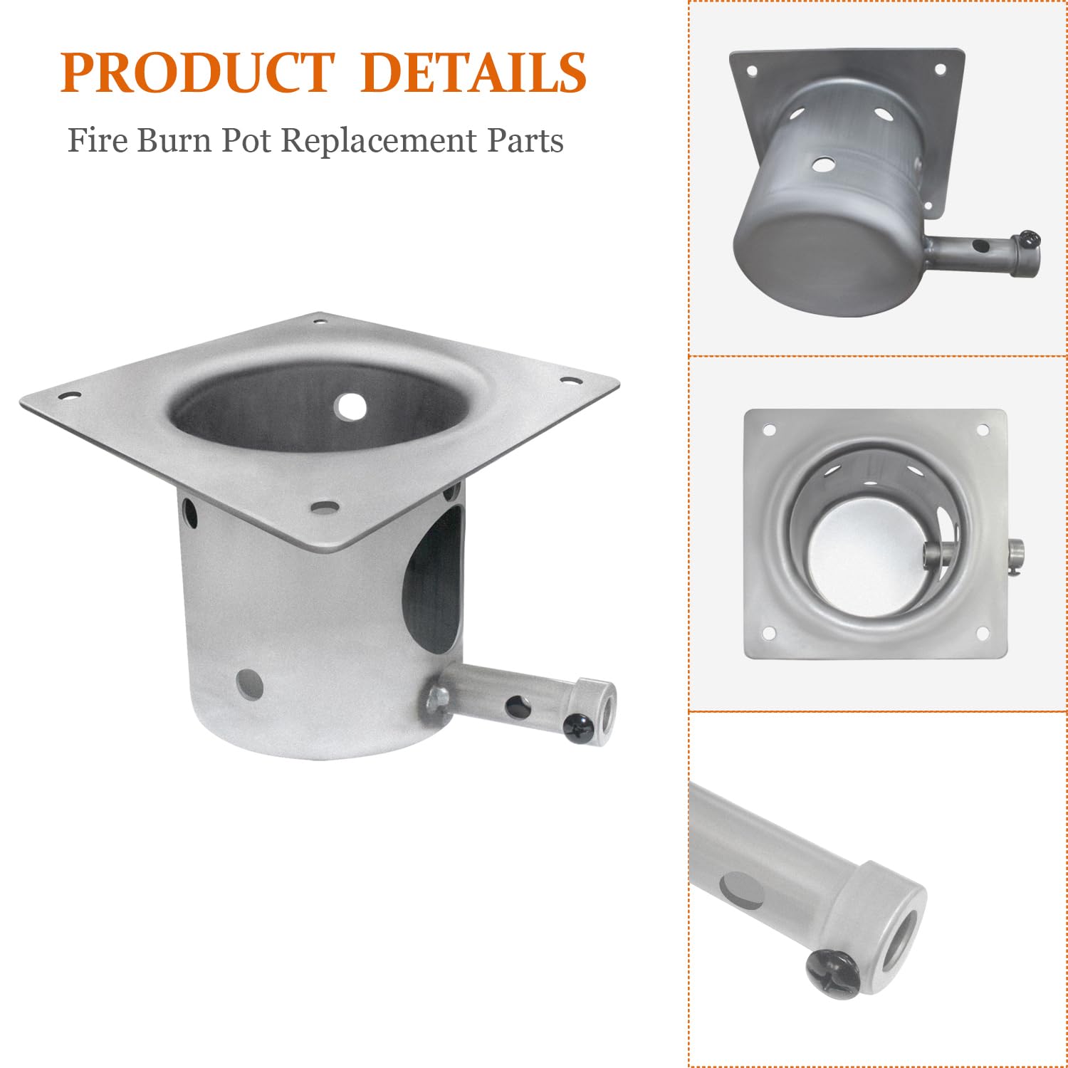 FCCUM Fire Pot Traeger Fit ensures broad compatibility with pellet grills