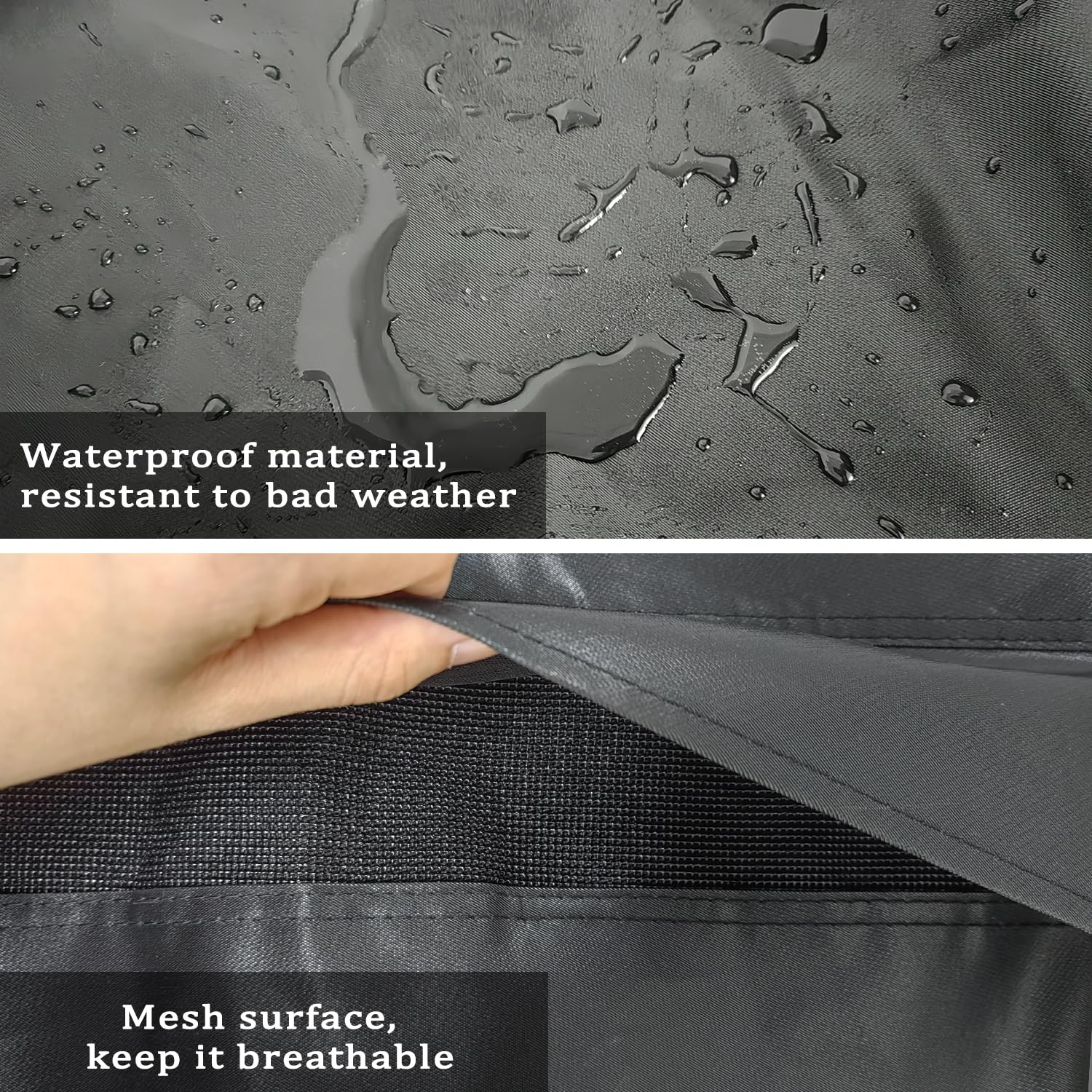 FCCUM cover with hidden mesh promotes airflow to reduce condensation.
