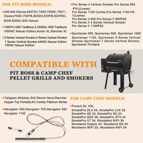 FCCUM hot igniter kit for Camp Chef ignition enables quick startup.