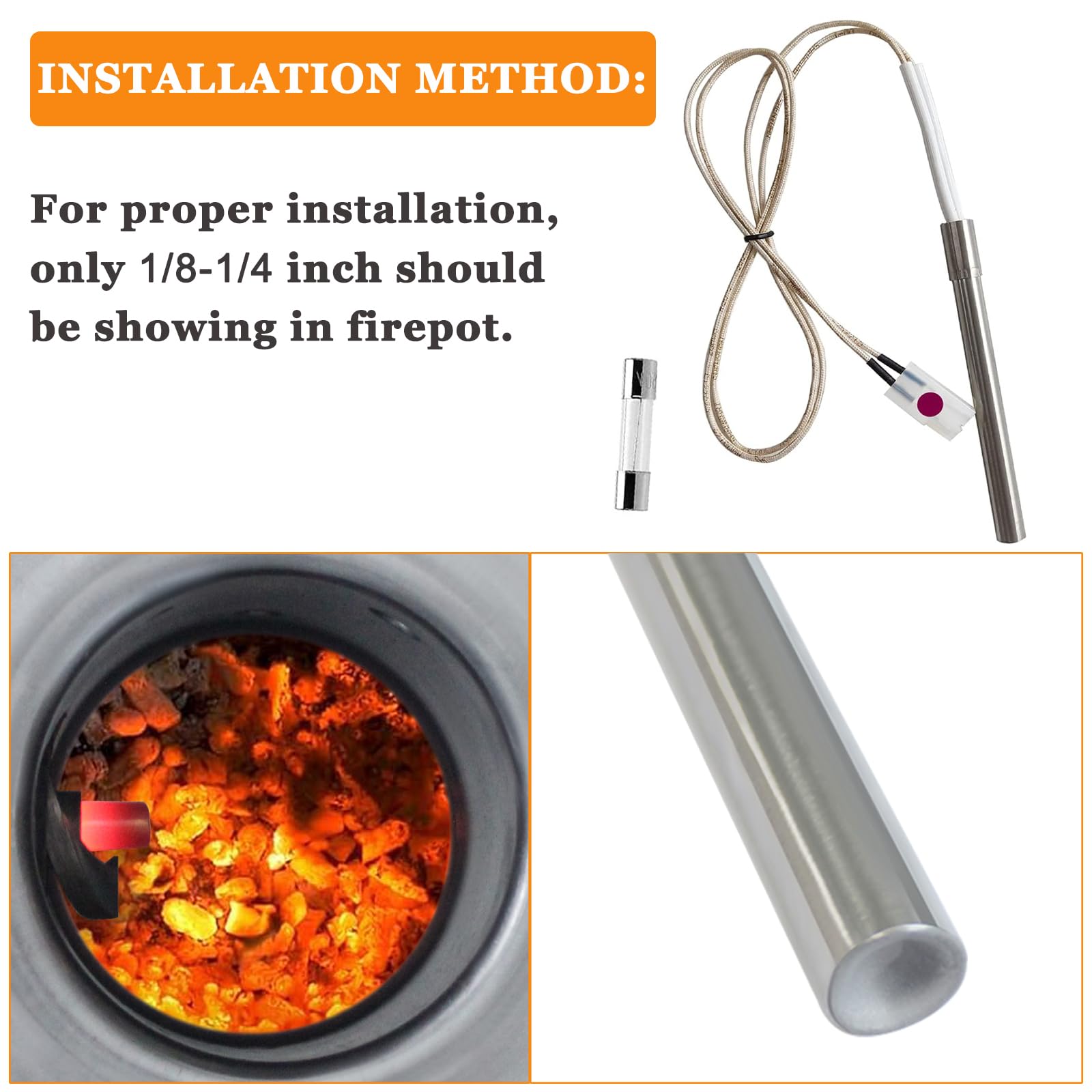 FCCUM ignition kit includes a fuse for safe, reliable operation.