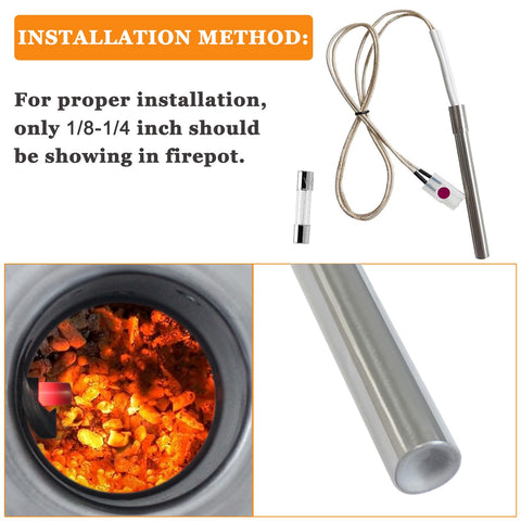 FCCUM ignition kit includes a fuse for safe, reliable operation.
