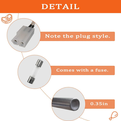 FCCUM ignition fuse pair included for safe, reliable operation
