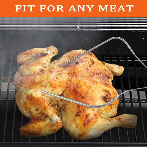 FCCUM 6.5-inch stainless steel meat probe for durable, accurate temperature sensing