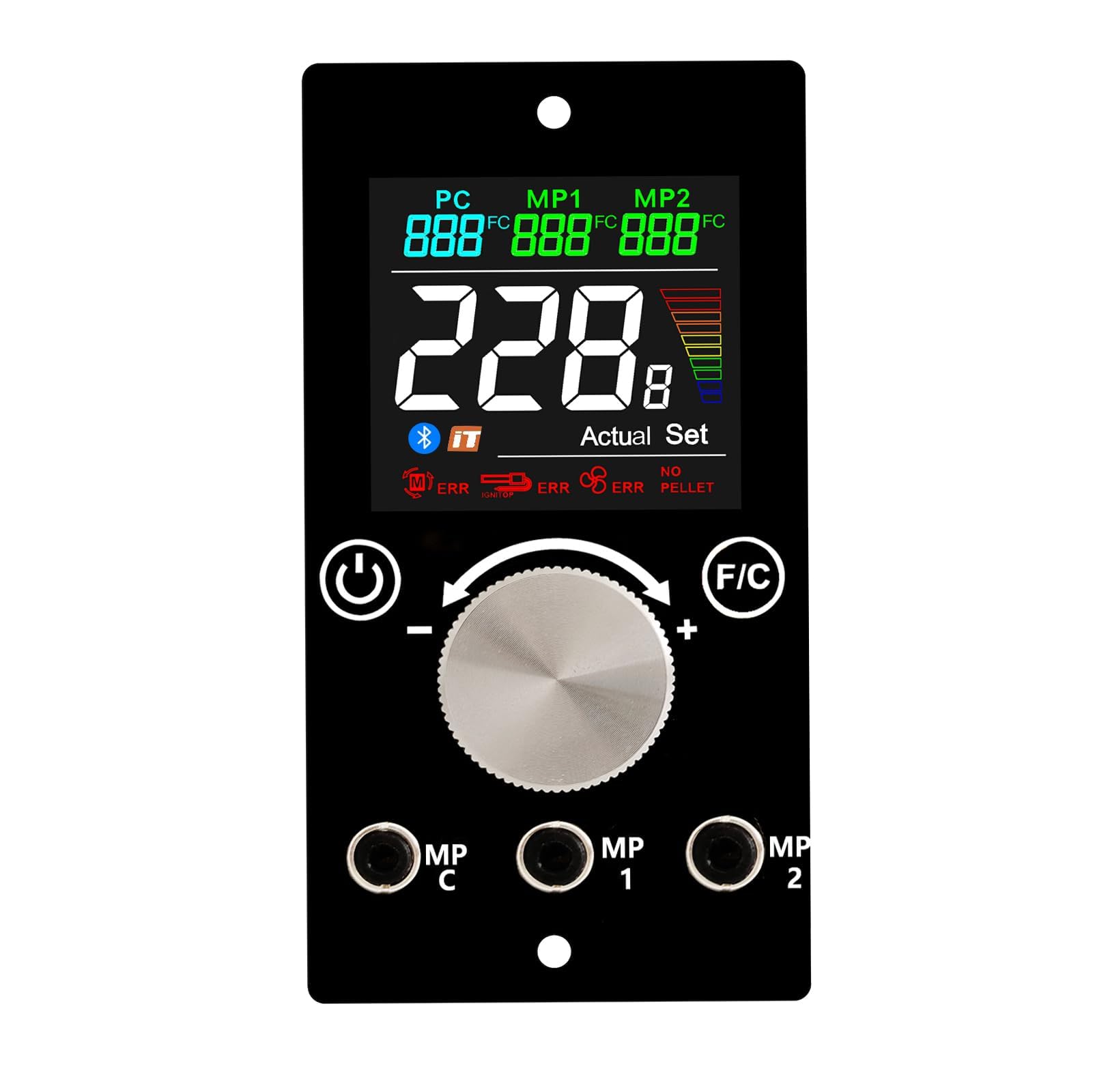 FCCUM Pit Boss digital thermostat with WiFi and Bluetooth for precise grill control