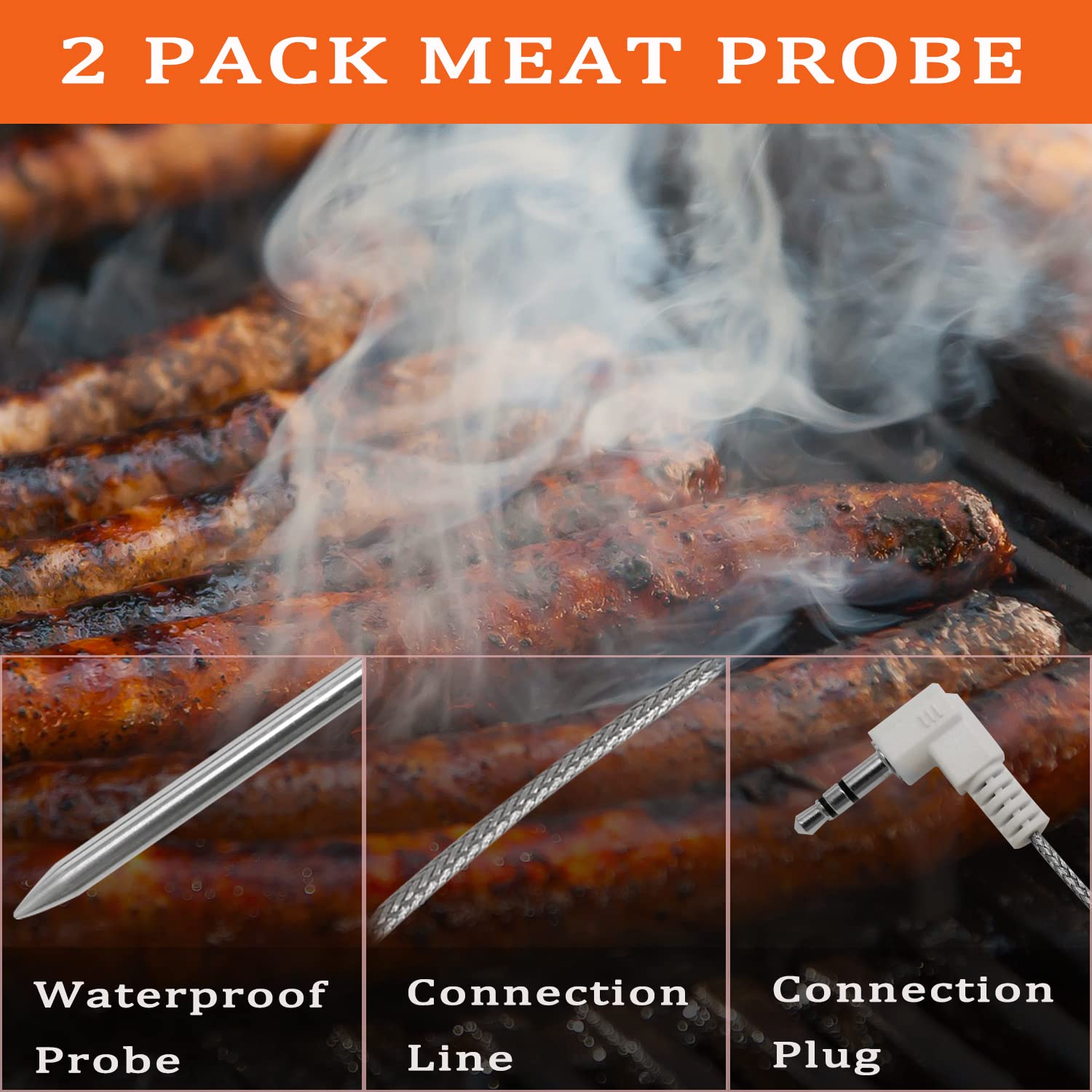 FCCUM plug-and-play probe connection simplifies setup for grilling