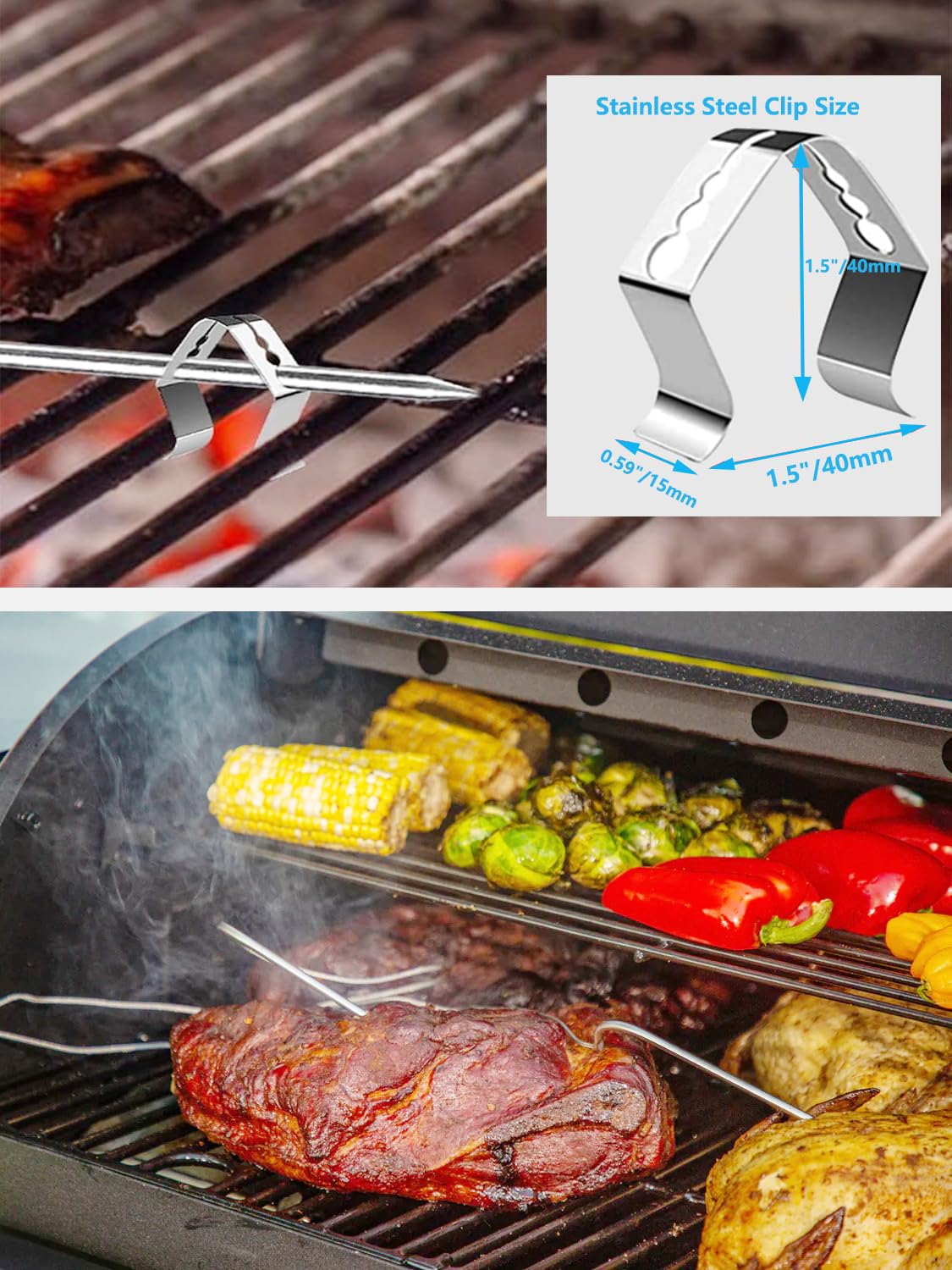 FCCUM precision thermistor probe delivers consistent temperature readings across meats