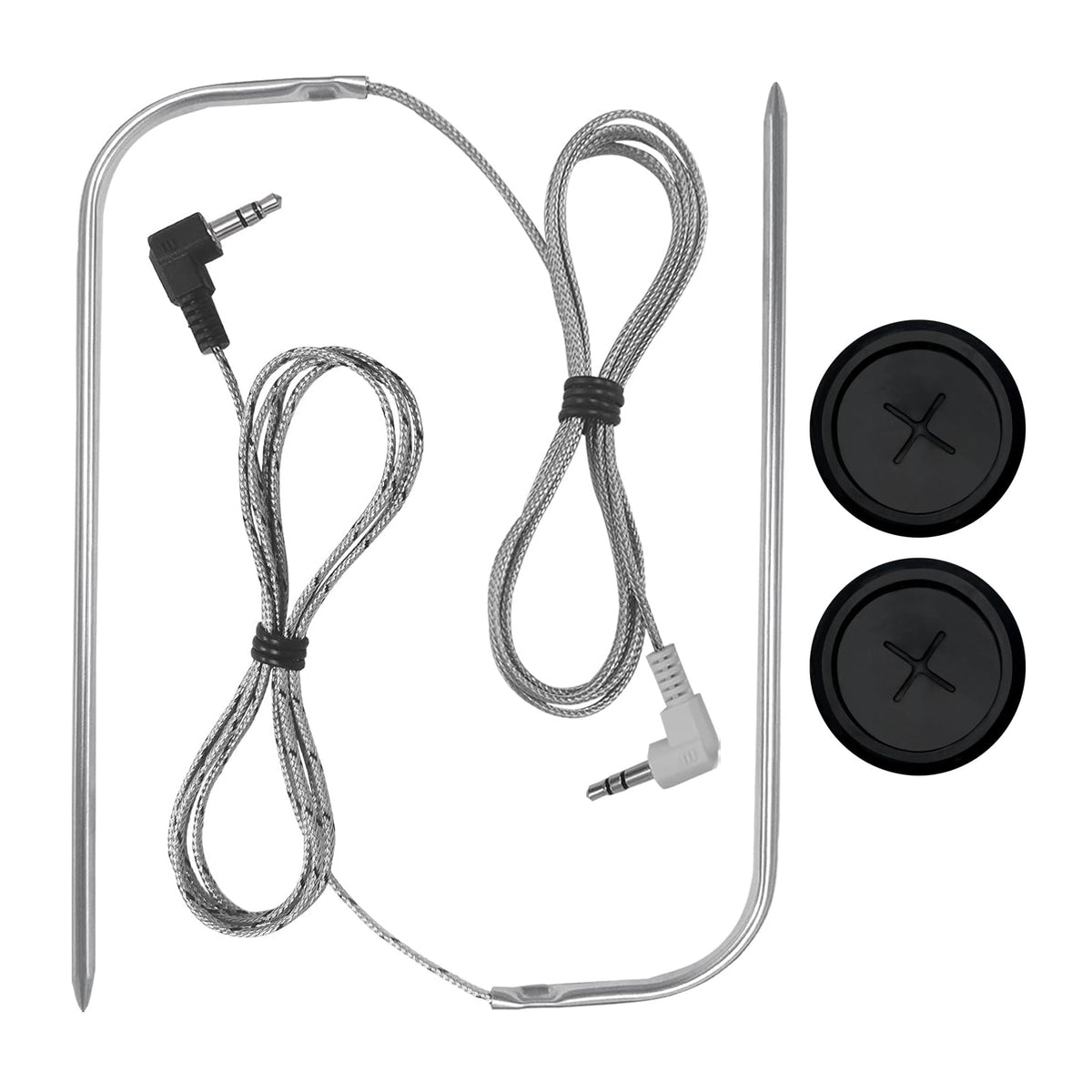 FCCUM replacement meat probe compatible with Traeger grills for precise temperature monitoring