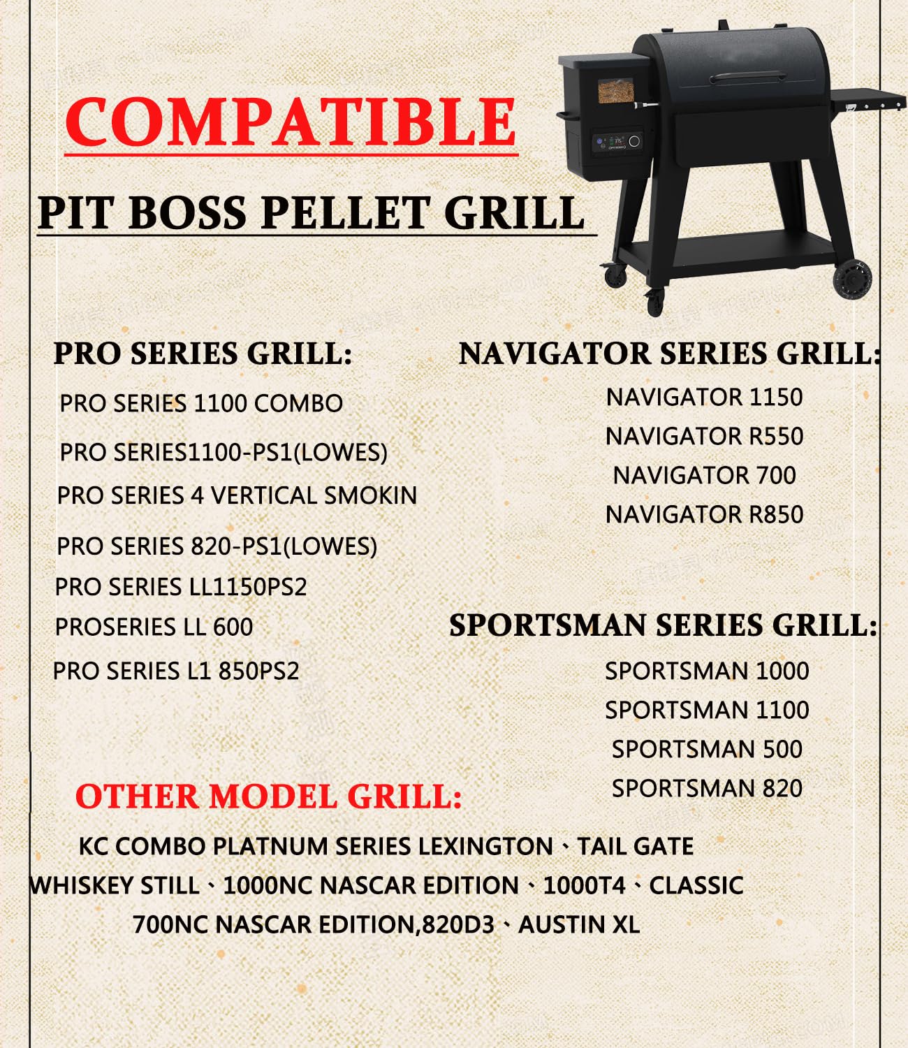 FCCUM stainless steel RTD probe offers durable high-temperature performance for outdoor cooking.