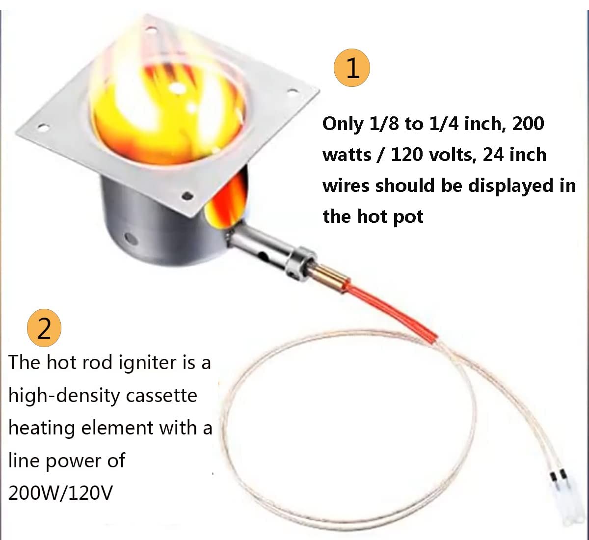 FCCUM 24-inch wire lead image, easy routing for clean install