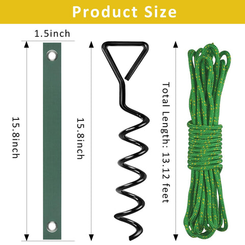 FCENDS copper grommets provide durable anchors for tree staking.