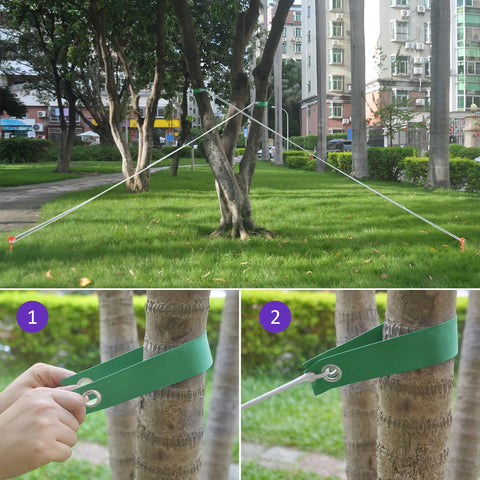 FCENDS Tree Straps suitable for outdoor tents and garden use.
