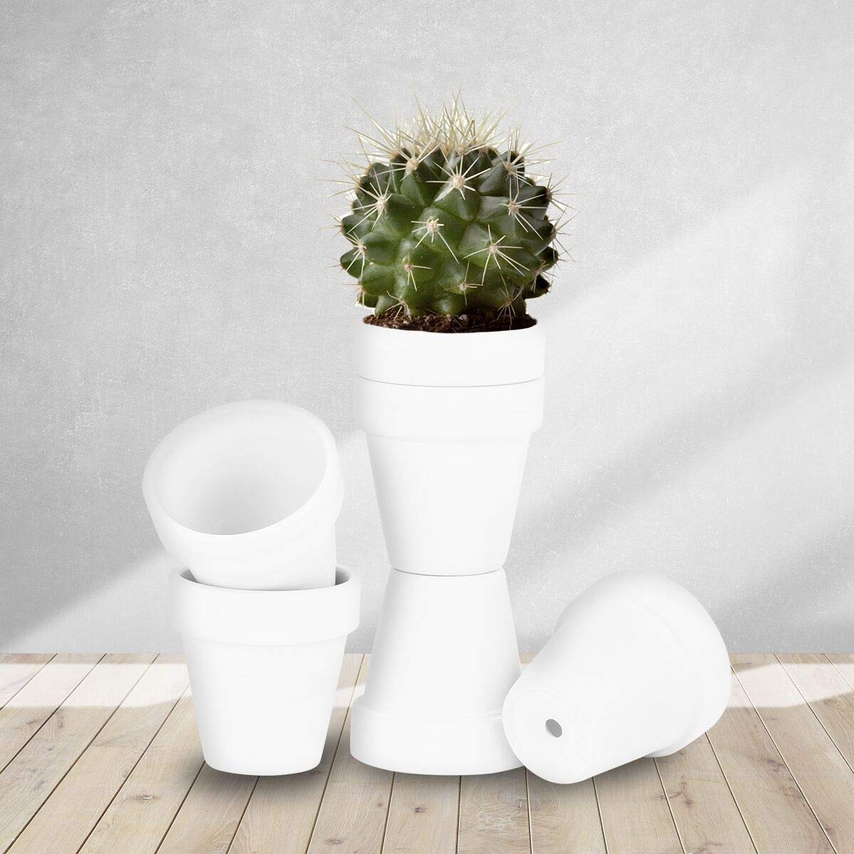 FCFKUK high-temperature fired clay pots offer durability and lightweight handling.