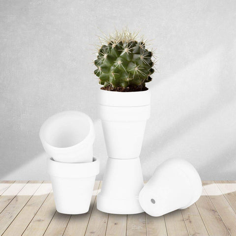 FCFKUK high-temperature fired clay pots offer durability and lightweight handling.