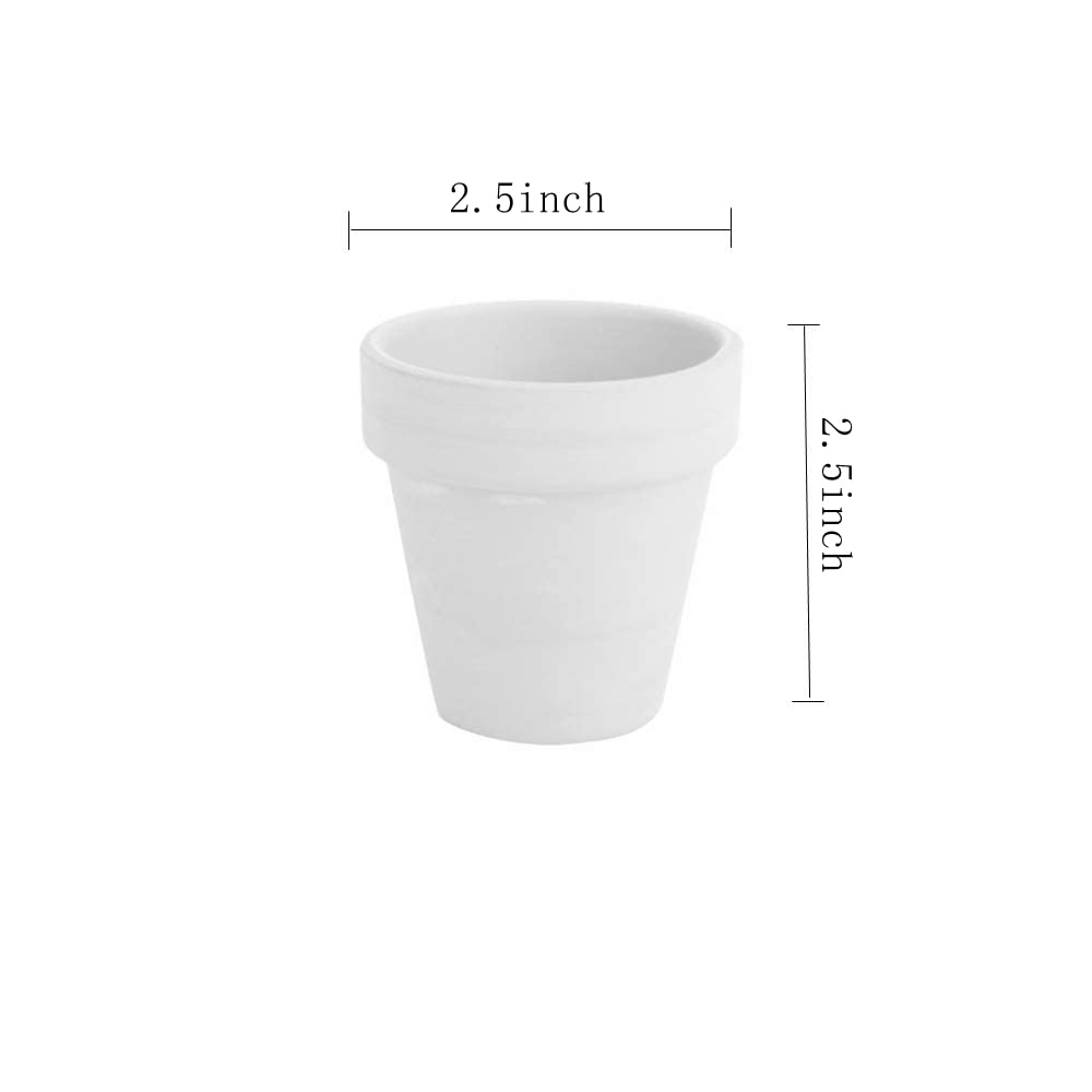 FCFKUK indoor-outdoor clay pots for shelves, patios, and balconies.