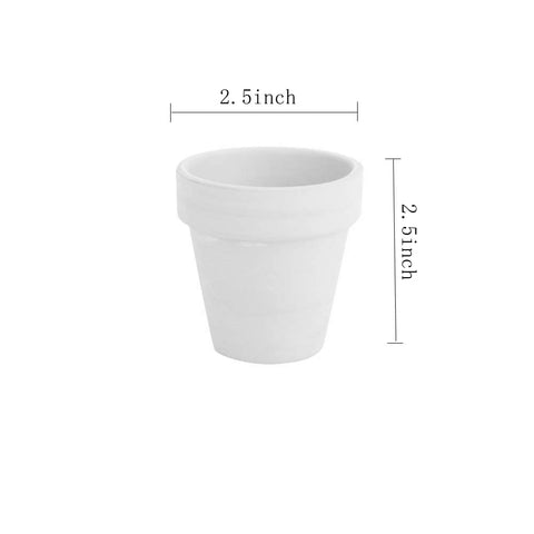 FCFKUK indoor-outdoor clay pots for shelves, patios, and balconies.