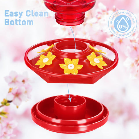 Fchstaer durable outdoor garden decor for year round bird watching.