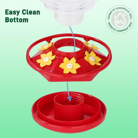 Fchstaer outdoor hanging feeder fits branches or hooks for versatile placement.