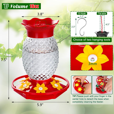 Round perch design supports multiple hummingbirds at once