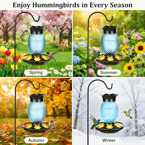Fchstaer six-port design supports simultaneous visits from several hummingbirds