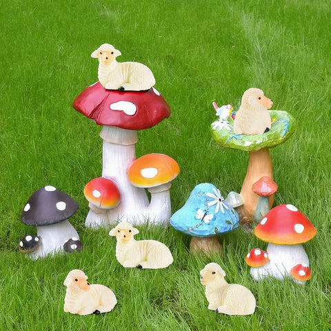 FCKLVMC diorama sheep figurine adds detail to creative scenes