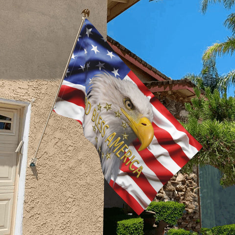 Fcllcox 100% polyester flag is machine washable for easy care.