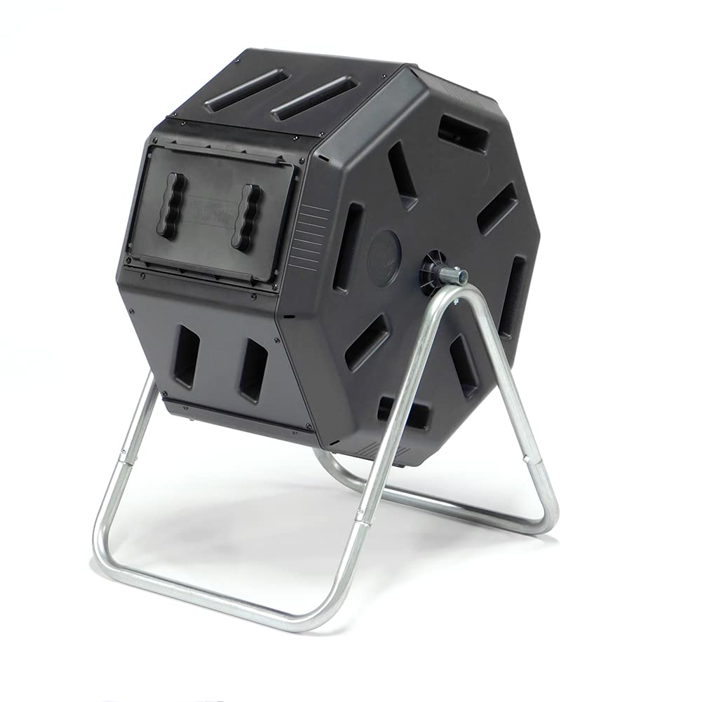 FCMP Outdoor IM2000 front view showing compact, durable 22.5-gallon composting bin for home use.