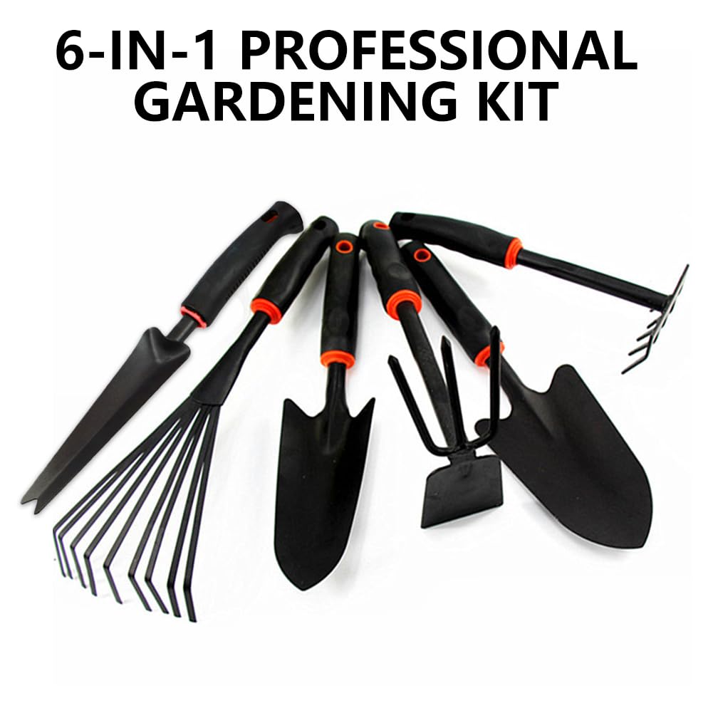 FCVEIDO loosening rake eases soil aeration and garden prep.