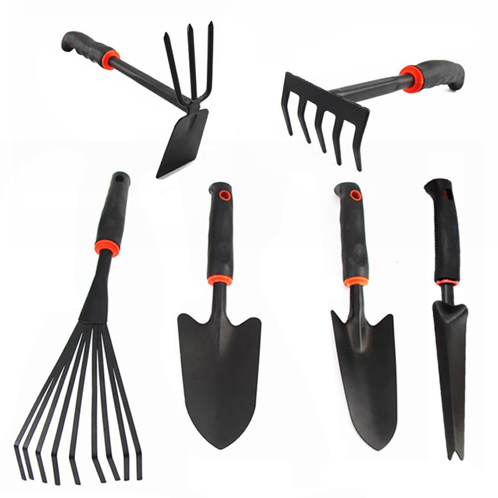 FCVEIDO shovels in the large garden tool set for efficient digging and planting.