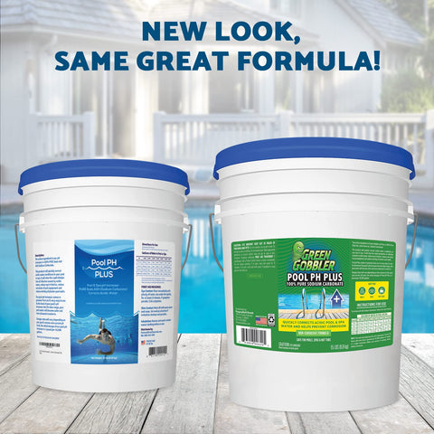 FDC Pool pH Increaser on plaster surface preventing etching