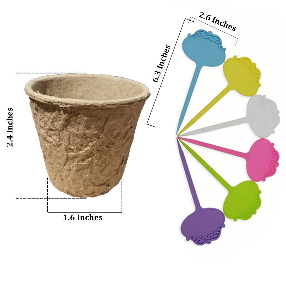 FDGARDEN plant-marker set helps label seedlings while tracking growth