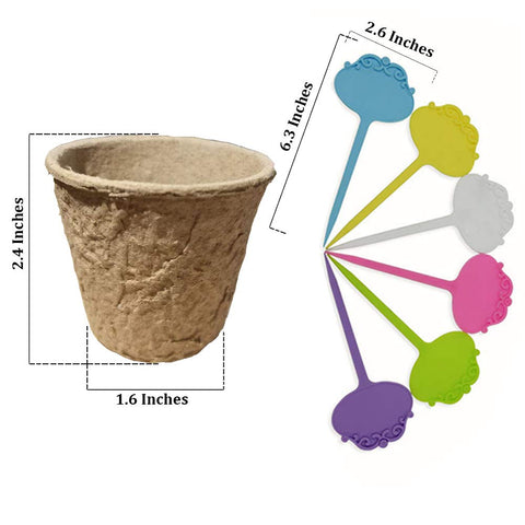 FDGARDEN plant-marker set helps label seedlings while tracking growth