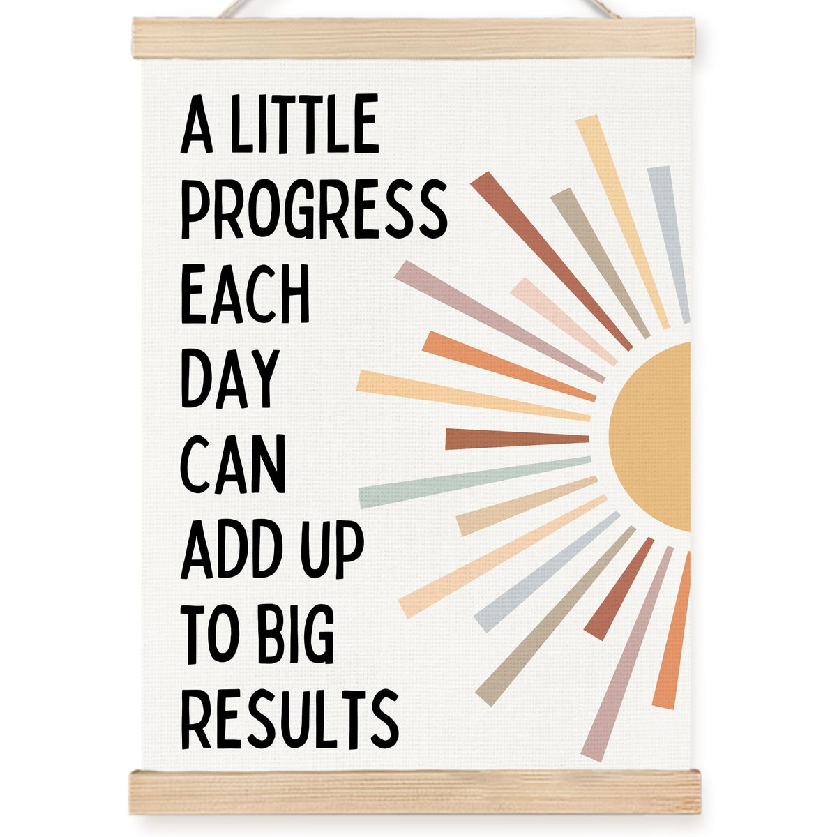 FDHSPAAM positive affirmations boho sunshine wall art adds cozy ambiance to any room.