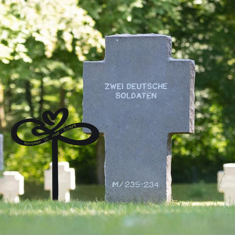 FDKYOEK yard garden remembrance stake suited for gravesites and lawns.