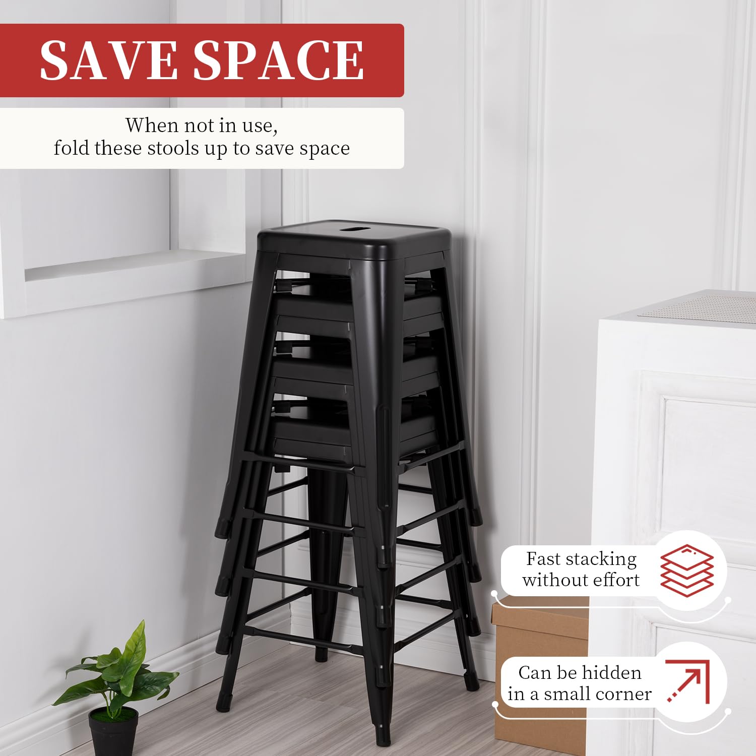 Suitable for indoor and covered outdoor spaces with durable coating