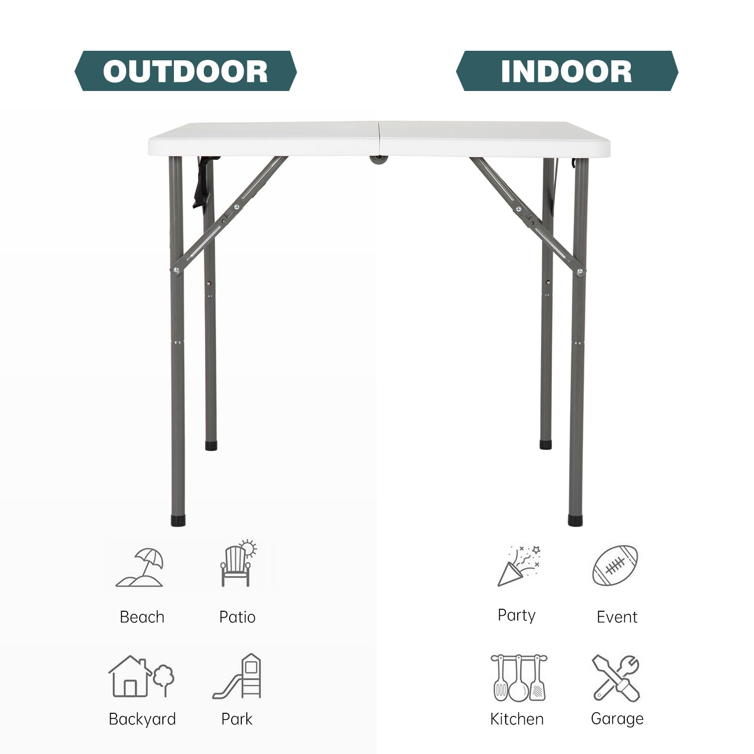 FDW garden party setup suitable for outdoor dining spaces.