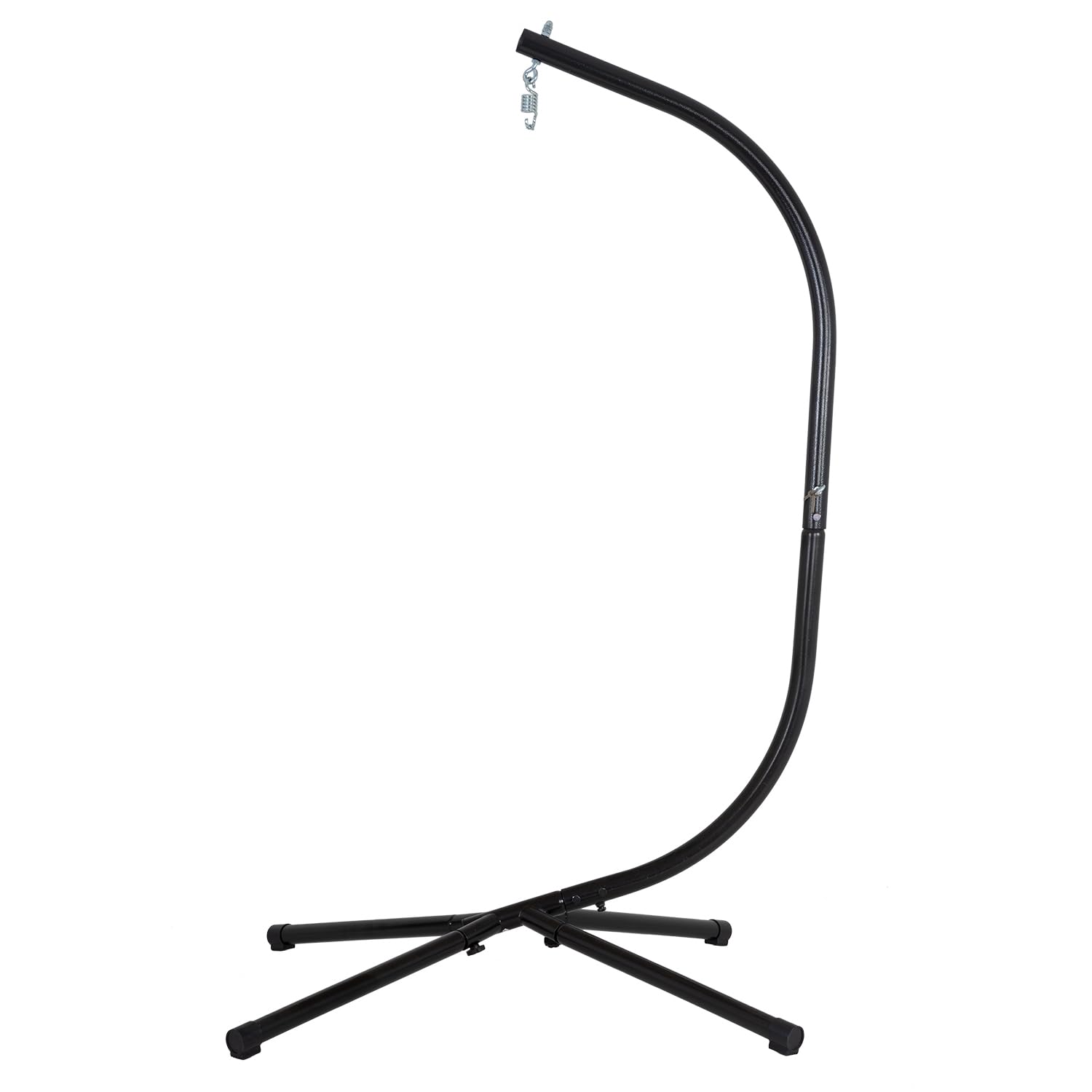 FDW Hammock Chair Stand outdoors with sturdy steel construction for reliable support.