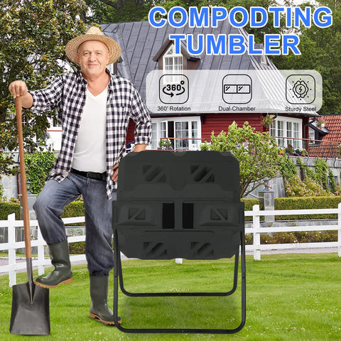 FDW sliding doors provide quick access for adding and removing compost.
