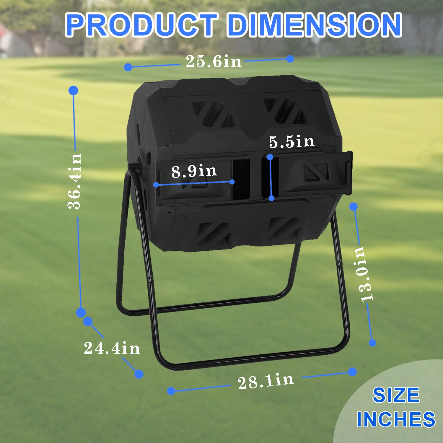 FDW weatherproof construction resists rain and sun for year-round use.