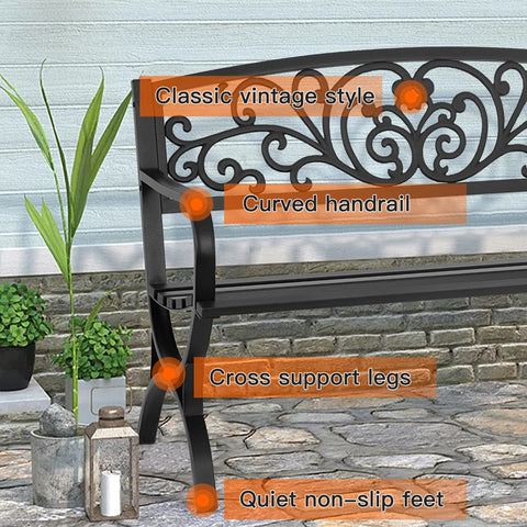 FDW 50-inch bench is easy to assemble, saving time on setup.