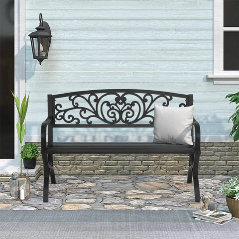 FDW bench features slatted seat design, ideal for fast drainage and easy cleaning.