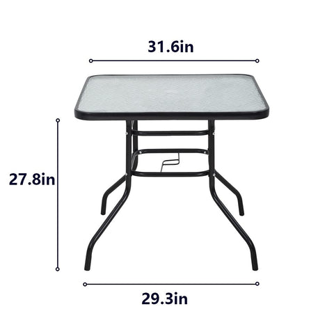 FDW sturdy powder-coated steel with rust-resistant finish for outdoor durability