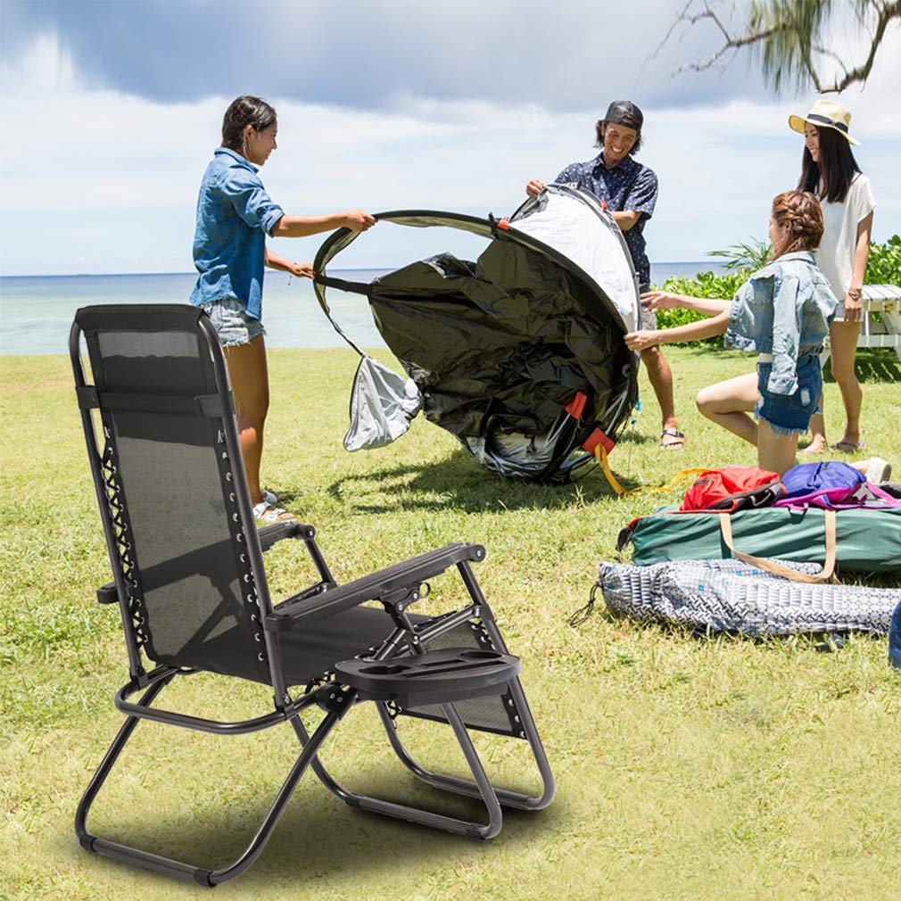FDW Zero Gravity Lawn Chairs adjustable recline for personalized comfort.