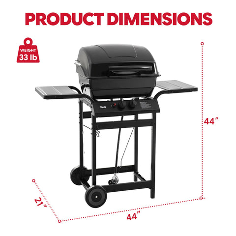 Feasto grill burners visible, emphasizing broad flame coverage and efficient heating.