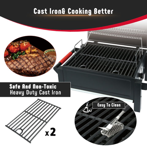 Feasto heavy-gauge steel construction for durability and heat retention