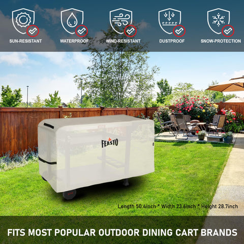 Feasto compact outdoor kitchen setup supports indoor and outdoor layouts.