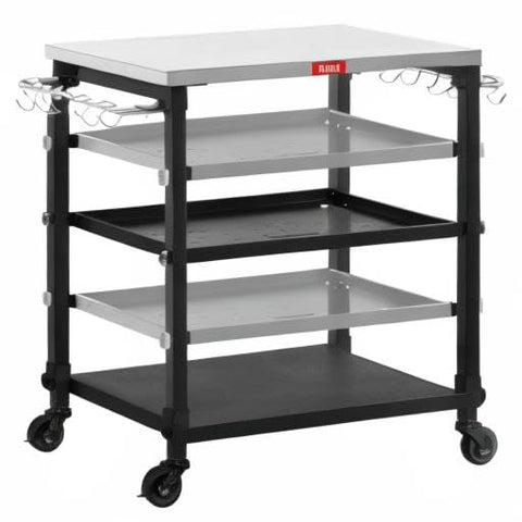 Feasto versatile outdoor kitchen table for grill, oven, or bar