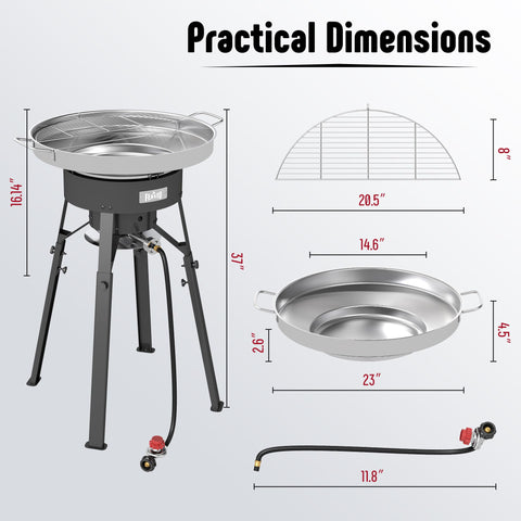 Feasto oil filter rack supports healthier meals and easier cleanup after frying.