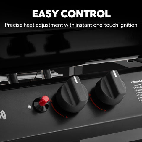 Feasto assembly-ready components shown for easy outdoor setup.