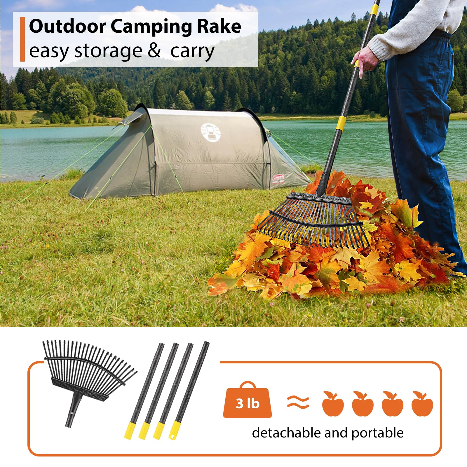 Feblomst adjustable-length handle for comfortable use